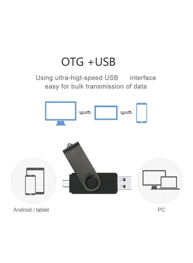 High-speed Usb2.0 3.0 Mobile Phone Mobile USB OTG Android Computer Dual-use Gift Lettering USB Wholesale-Color:Blue-Capacity:2.0 16GB - Image 3