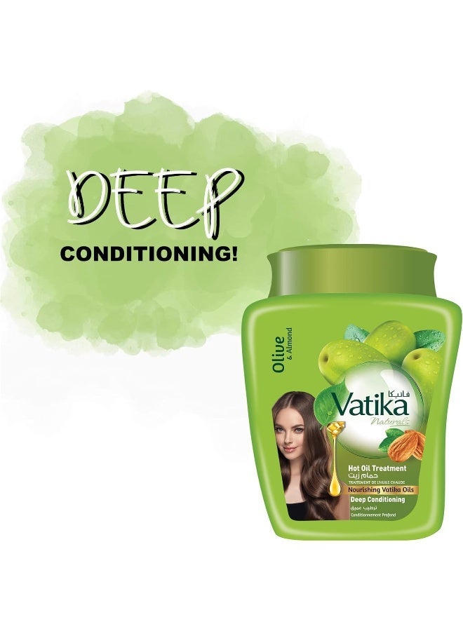 Dabur Deep Conditioning Hammam Zaith Enriched With Olive And Almond 1kg - Image 4
