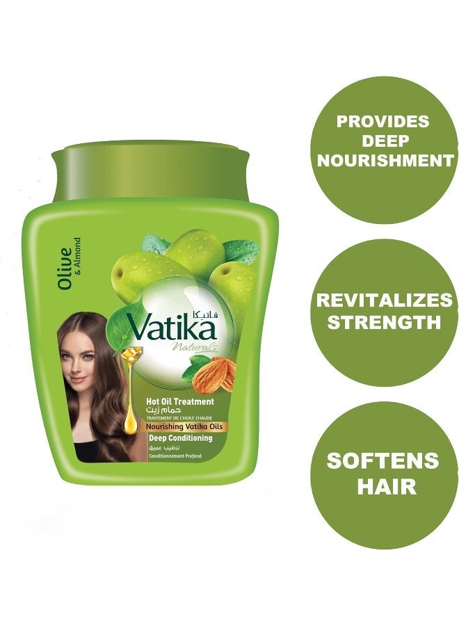 Dabur Deep Conditioning Hammam Zaith Enriched With Olive And Almond 1kg - Image 5