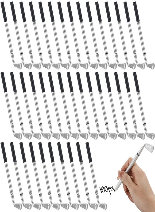 Lnrueg Mini Golf Club Ballpoint Pens 1.0mm 100 Pcs - Bulk Golf Pens for School, Office, Souvenirs, Golfing Club Props, Black Ink - Image 1