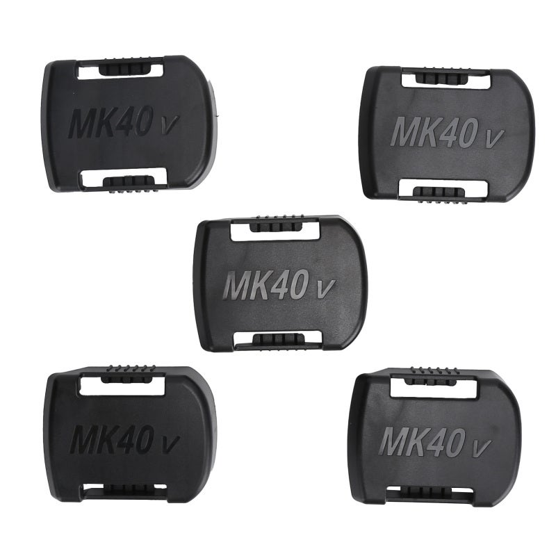 Lithium Battery Holder 3-Slot Black - Countersunk Screw Hole Mount for Makita 40V Lithium Battery Storage on Workshop Truck Panel - Image 1