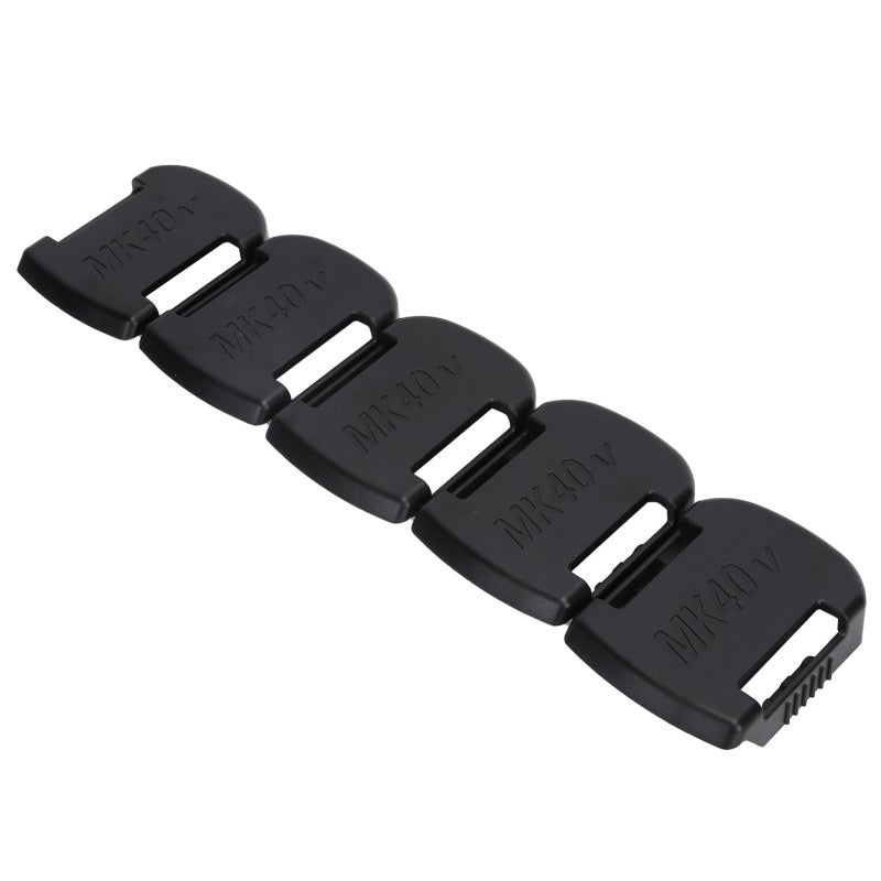 Lithium Battery Holder 3-Slot Black - Countersunk Screw Hole Mount for Makita 40V Lithium Battery Storage on Workshop Truck Panel - Image 5