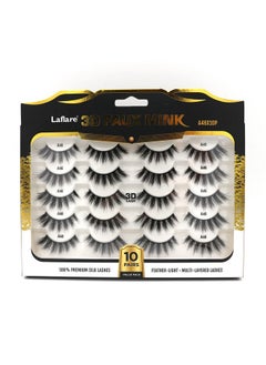 Silk Lashes 3D Faux Mink Eyelashes Multipack, Light, Natural Looking, Professional Easy To Apply Eyelashes In A Knitted Style 10 Pairs Jumbo Pack (A46X10P) - pzsku/Z749481F0B1FE364F1414Z/45/_/1734437990/9e793716-870c-4700-b157-8ac2d8508167