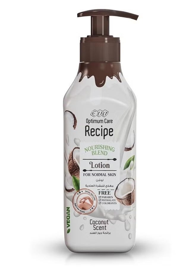 إيفا لوشن العناية المثالية بمزيج الإشراقة للبشرة العادية برائحة جوز الهند 370 مل