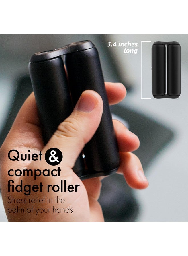 ONO Roller - Handheld Fidget Toy for Adults | Help Relieve Stress, Anxiety, Tension | Promotes Focus, Clarity | Compact, Portable Design (Full Size/Aluminum, Black) - Image 2