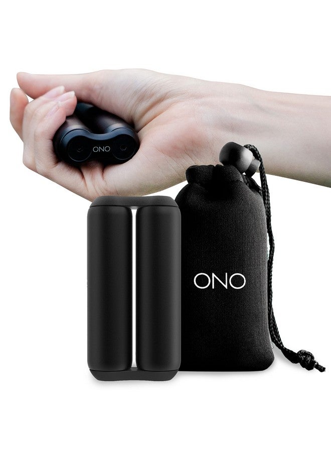 ONO Roller - Handheld Fidget Toy for Adults | Help Relieve Stress, Anxiety, Tension | Promotes Focus, Clarity | Compact, Portable Design (Full Size/Aluminum, Black) - Image 1