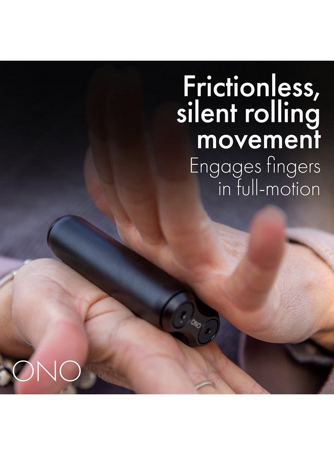 ONO Roller - Handheld Fidget Toy for Adults | Help Relieve Stress, Anxiety, Tension | Promotes Focus, Clarity | Compact, Portable Design (Full Size/Aluminum, Black) - Image 4