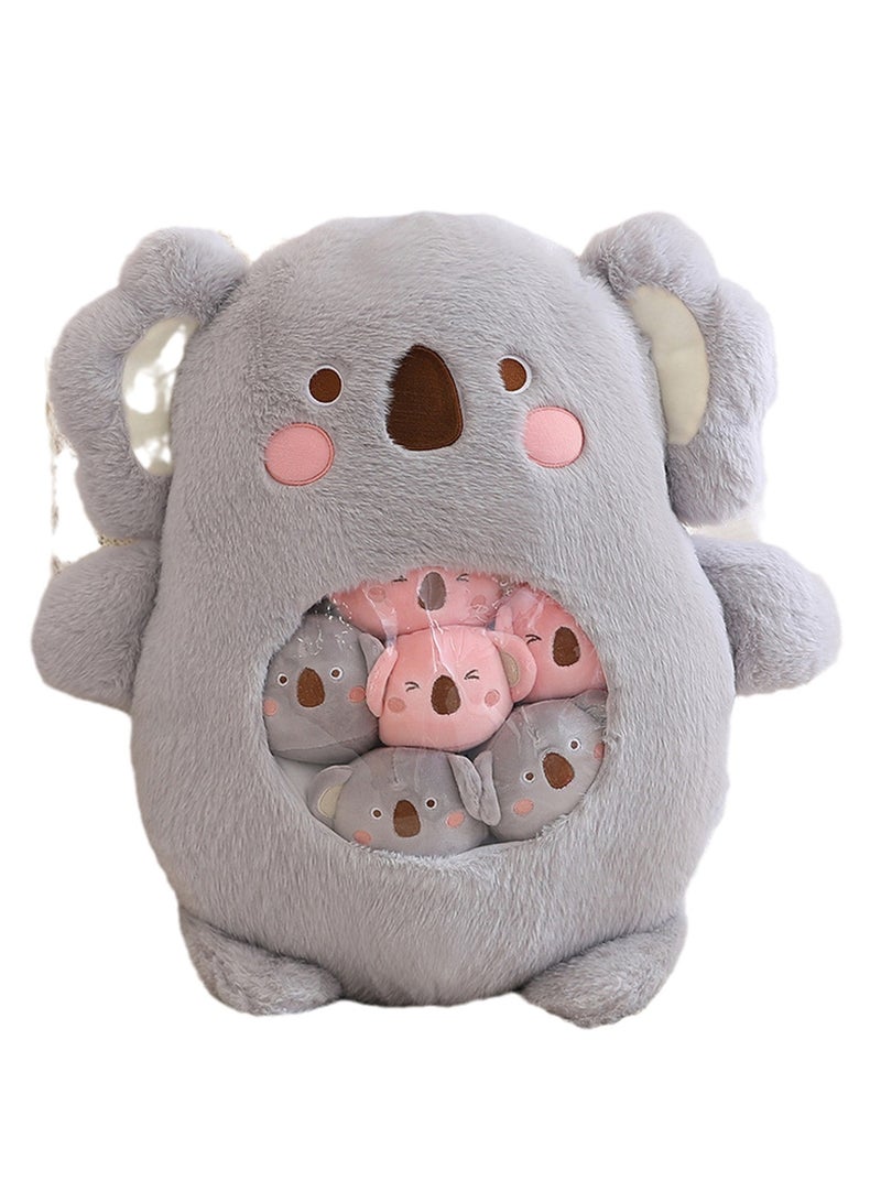 Creative round toys cute cartoon dolls a big bag of creative plush toys  - Image 1