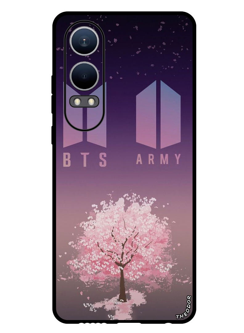 Theodor Protective Case Anti Scratch Shock Proof Bumper Cover For Oppo K12x (China) BTS army - Image 1