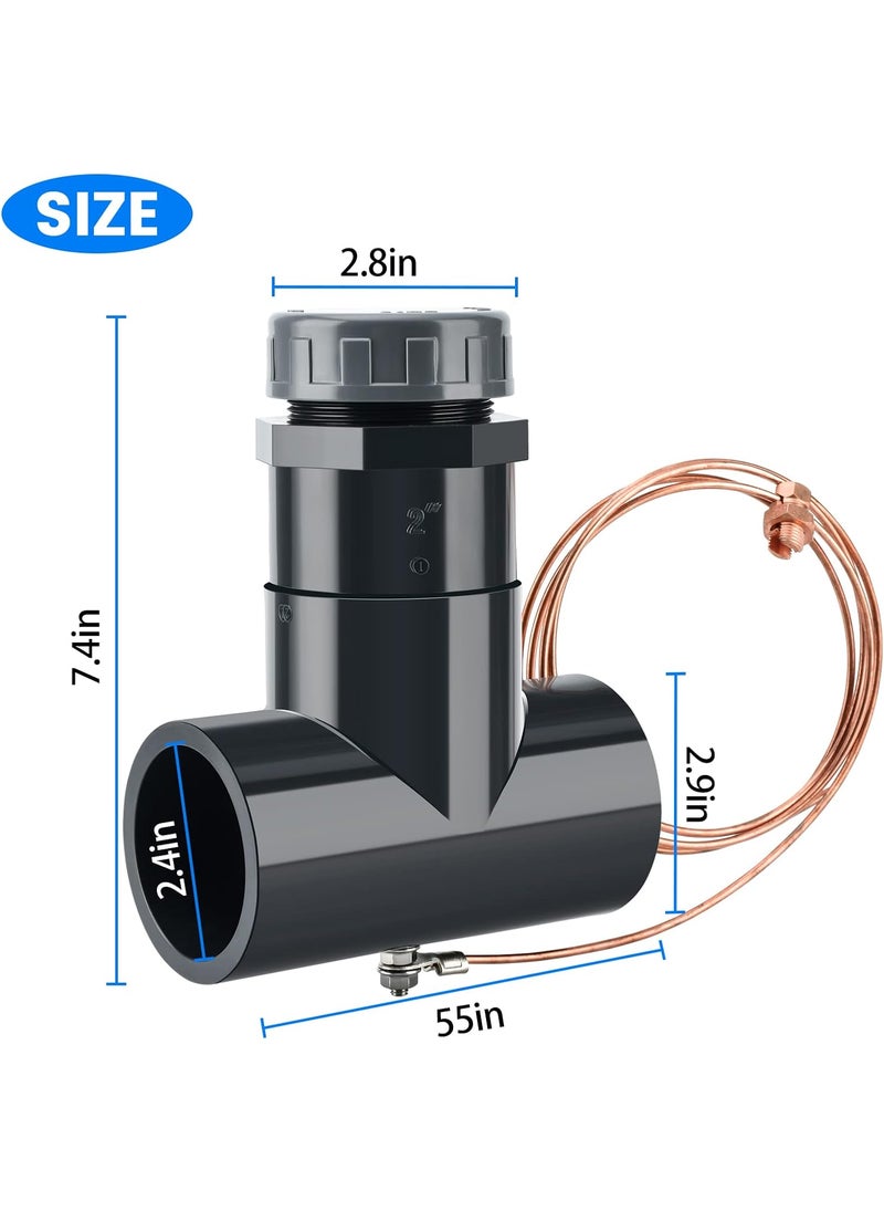 briidea briidea New Install 2 Inline Zinc Anodes for Saltwater Pools  - Image 5