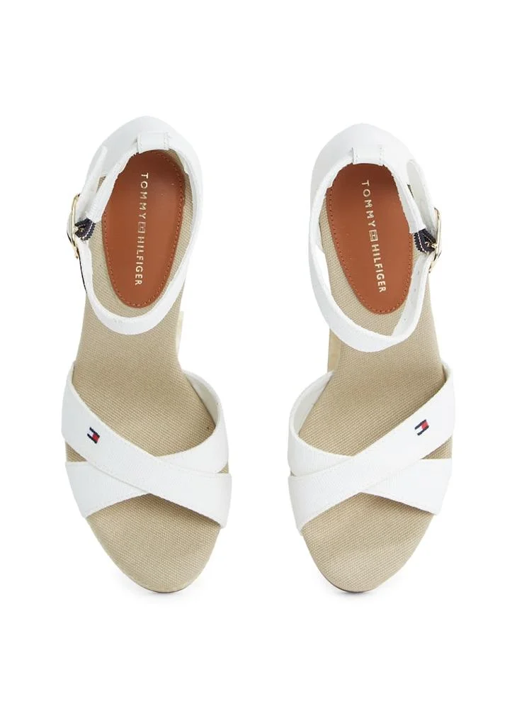 TOMMY HILFIGER HIGH WEDGE CRISS CROSS ESPADRILLES