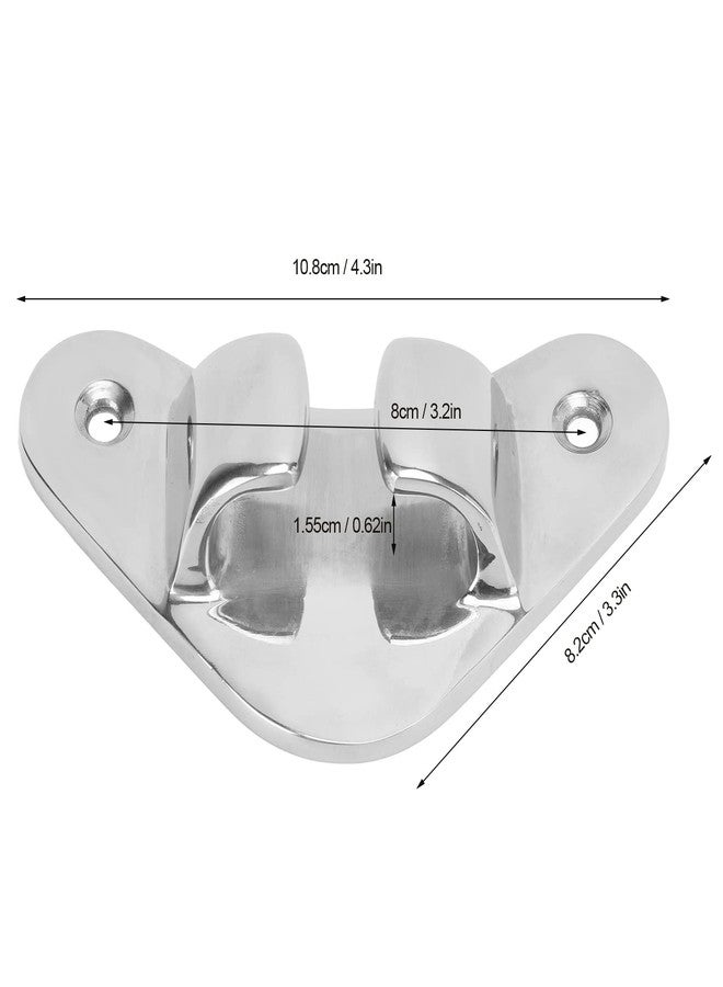 Akozon Boat Fairlead, Akozon Bow Chock Cleat Line Chock Stainless Steel Straight Bow Cleat Line Chock for Ship Yacht Boats - Image 4