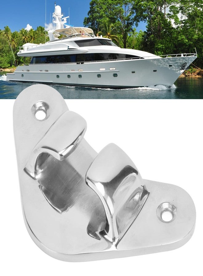 Akozon Boat Fairlead, Akozon Bow Chock Cleat Line Chock Stainless Steel Straight Bow Cleat Line Chock for Ship Yacht Boats - Image 2