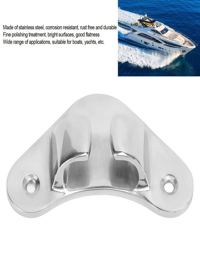 Akozon Boat Fairlead, Akozon Bow Chock Cleat Line Chock Stainless Steel Straight Bow Cleat Line Chock for Ship Yacht Boats - Image 5