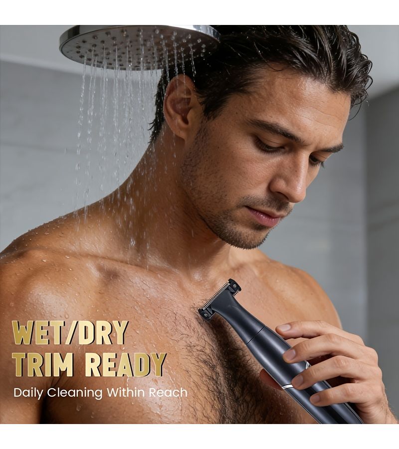 6 In 1 Electric Shaver For Men Women With 4 Comb Attachments Usb C Charging - Image 3