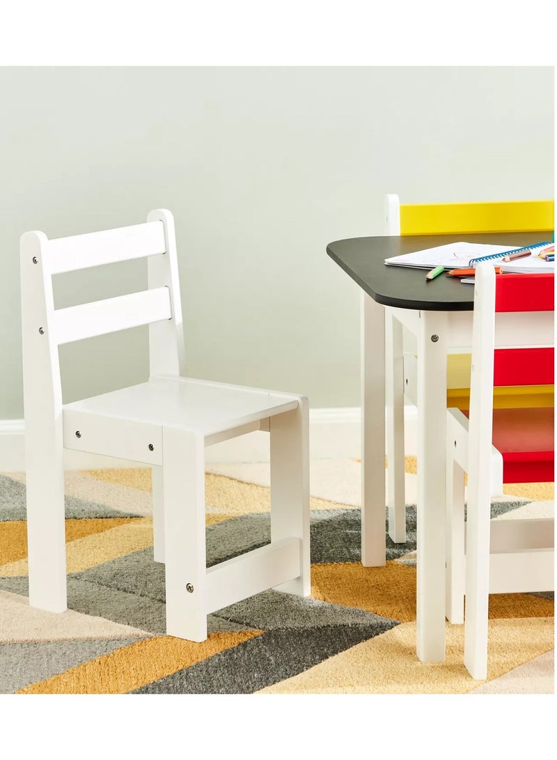 هوم سنتر كرسي أطفال أبيض - Image 1