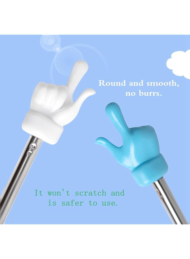 إيروريكس مؤشر المعلم مؤشر التدريس مؤشر اليد قابل للتمديد والسحب والتلسكوب قطعة واحدة باللون الوردي - Image 3