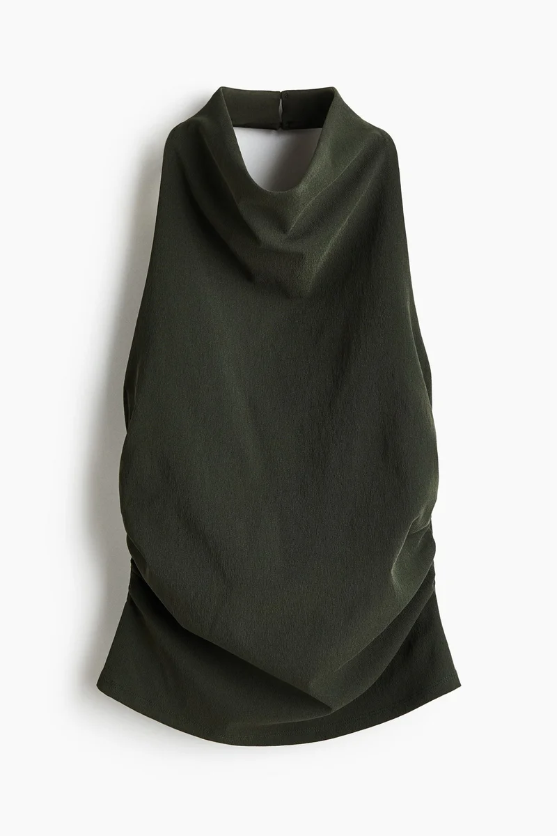 H&M Draped halterneck top