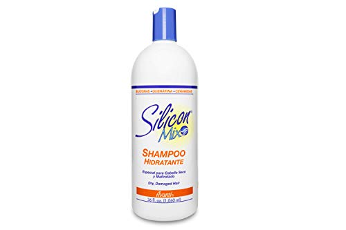 Silicon Mix Shampoo, 36 Fl Oz, Hidratante Shampoo for Dry, Damaged Hair with Silicones, Keratin, Ceramides, Gives Strength and Shine to Hair - Image 3