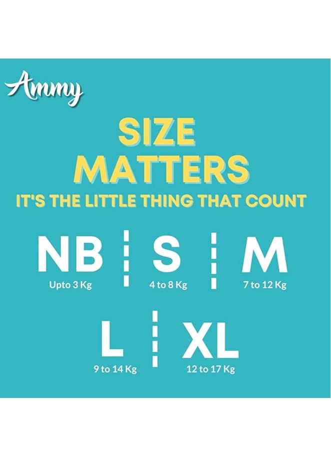 آيمي حفاضات Ammy Koolkids للأطفال، مقاس XL (12 قطعة)، حفاضات مضادة للطفح الجلدي للأطفال، فائقة النعومة، نظام Super Flexi Smart Fit، (12-17 كجم) - Image 3
