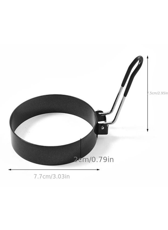 بلاك ٢ قطعة من صانع الأومليت من الفولاذ المقاوم للصدأ، مثالي لقلي البيض والفطائر، أدوات المطبخ - Image 4