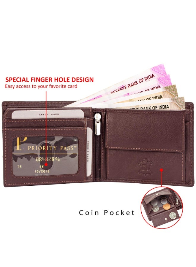 Rigohill Mens Leather Wallet | Leather Wallet for Men | RFID Mens Wallet - Image 2