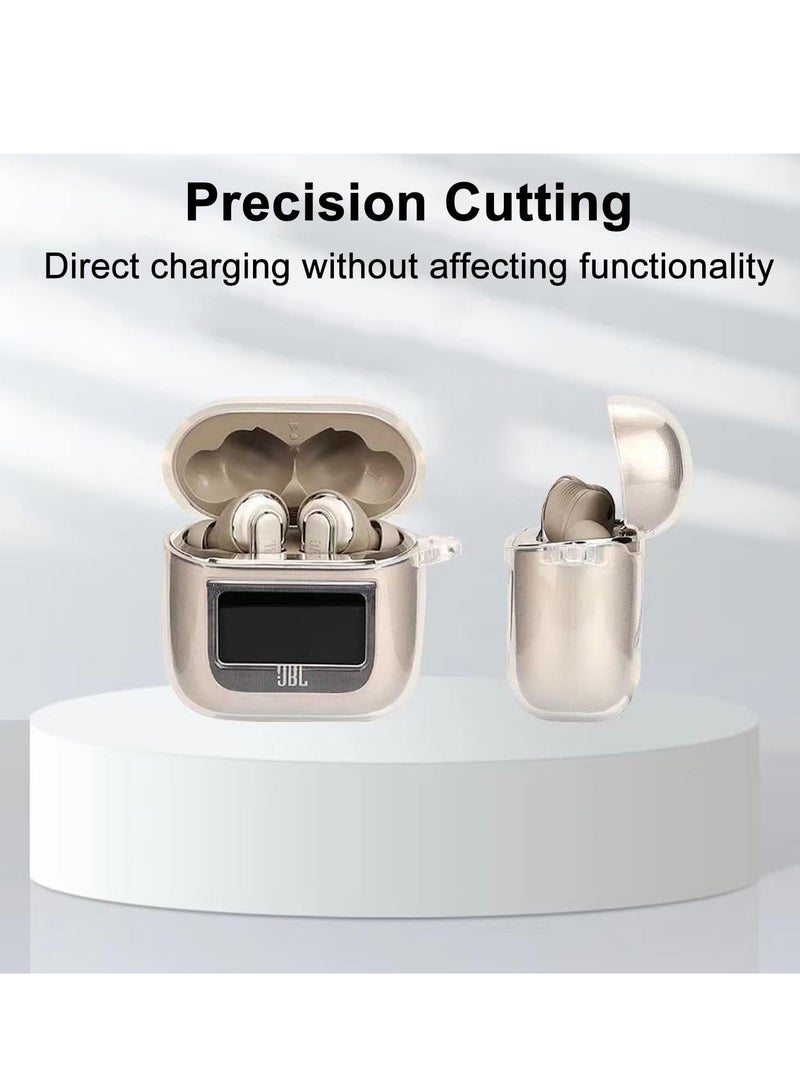 Slim Silicone Case for JBL Tour Pro 2 Earbuds 2023 - Shockproof, Anti-Fall, with Carabiner, Ultra-Thin & Easy to Clean - Image 2