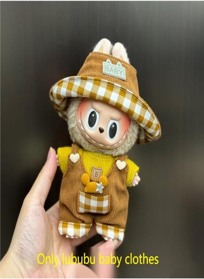 Labubu 17cm Plush Doll Clothing Set for 1st  2nd Generation – Interchangeable Outfits for Hanging Figures (Doll Not Included)  - Image 3