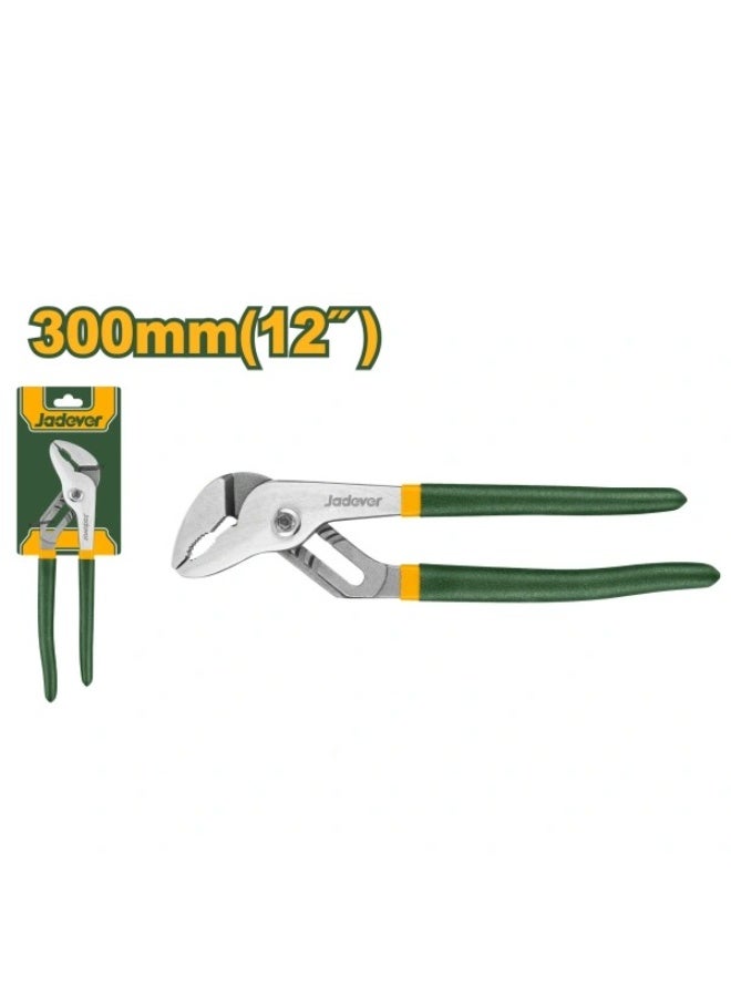 Jadever 12-Inch Adjustable Groove Joint Pliers (300mm) – Professional Hand Tool with Comfort Grip - Image 1