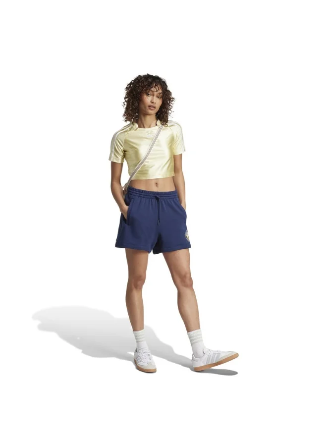 Adidas TEAMGEIST TOP Yellow Originals Women T-SHIRTS