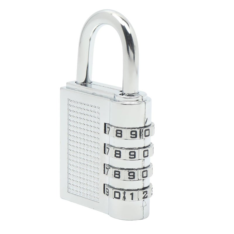 Achiever Solutions 4Digit Medium Combination Pad Lock for Security Safe Pin Password Zinc Alloy Hand Bag Shape Number Combination Lock  - Image 1