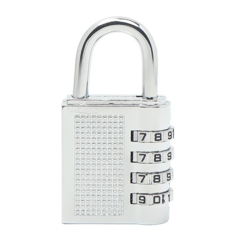 Achiever Solutions 4Digit Medium Combination Pad Lock for Security Safe Pin Password Zinc Alloy Hand Bag Shape Number Combination Lock  - Image 3