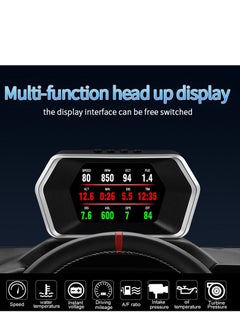 جولف لينك شاشة عرض أمامية GULFLINK (HUD) عداد سرعة السيارة P17  - Image 3