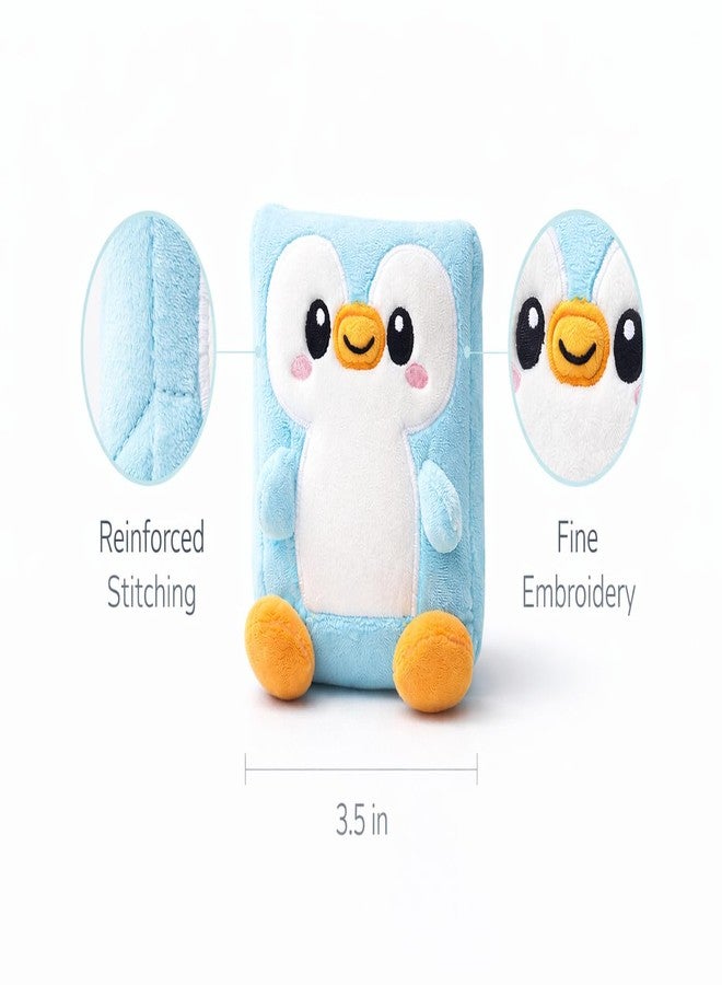 TeraaBliss Cute Stress Removal Toy for Kids Cube Soft Toy for Kids - Ultra Soft Plush Toy, Adorable Cartoon Animal Cushion, Baby & Toddler Gift (Blue) - Image 4