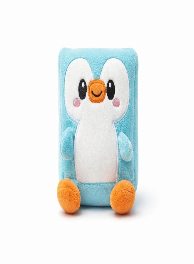 TeraaBliss Cute Stress Removal Toy for Kids Cube Soft Toy for Kids - Ultra Soft Plush Toy, Adorable Cartoon Animal Cushion, Baby & Toddler Gift (Blue) - Image 1