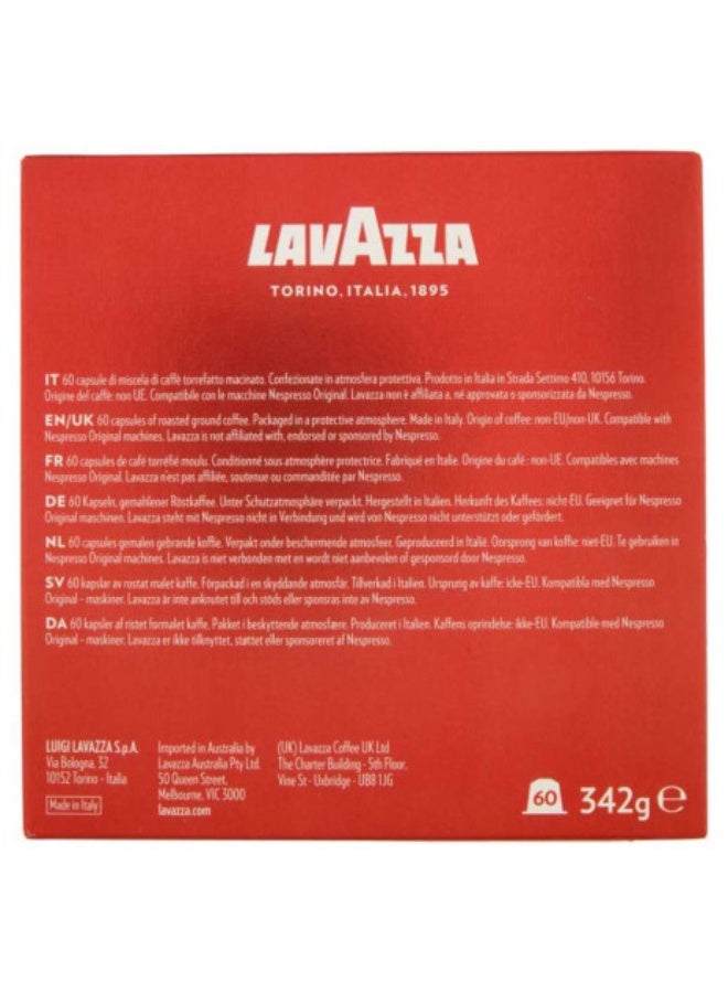 Lavazza Qualità Rossa Compatibile con Nespresso Original 60 Capsule 342 g - Image 4