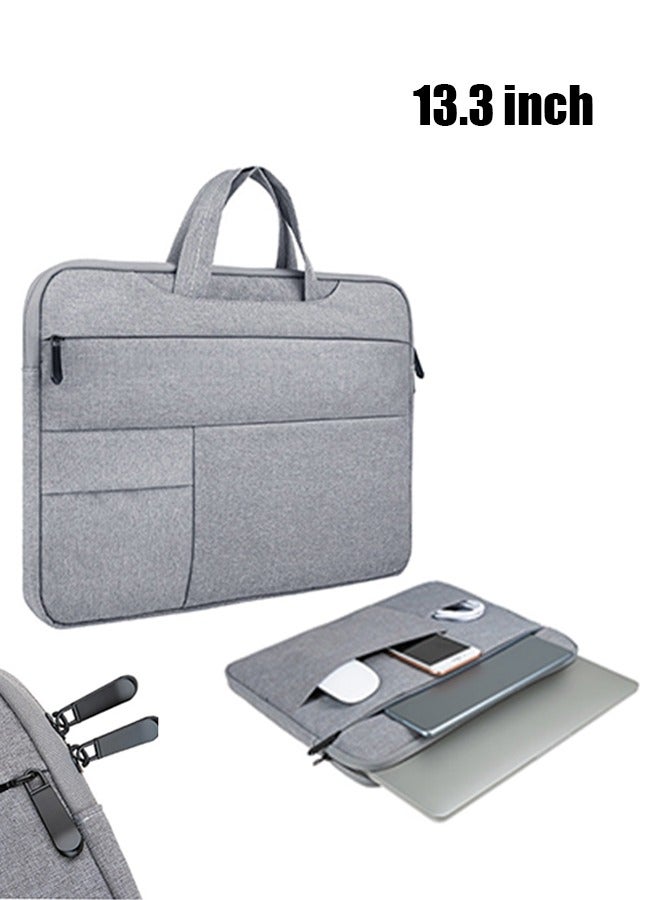 13.3in Laptops Bags Waterproof, Portable Travel Briefcase Bags,Tablet Bags With Zipper,Soft Sleeve Case Bag For Apple Macbook Dell Lenovo Huawei - Image 1