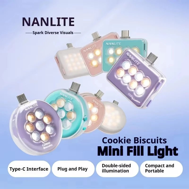 نانليت إضاءة استوديو تصوير Nanlite, Round Blue - Image 5