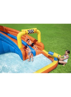 Bestway Bestway H2Ogo Super Speedway Mega Water Park 551x502x265cm  | Inflatable Water Park | Water Slide | Summer Water Fun | Backyard Water Park | For Kids and Adults  - Image 4