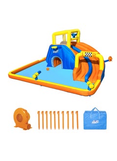 Bestway Bestway H2Ogo Super Speedway Mega Water Park 551x502x265cm  | Inflatable Water Park | Water Slide | Summer Water Fun | Backyard Water Park | For Kids and Adults  - Image 3
