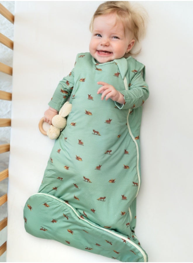 Hushabye – Baby Sleep Bag – 1.0 TOG Bamboo – Desert Fox - Image 1