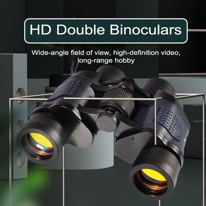 Portable Handheld Hiking Binoculars High Clear Weak Light Night-Viewing Powerful Telescopes for Outdoor Camping Equipment Survival Kit - Image 2