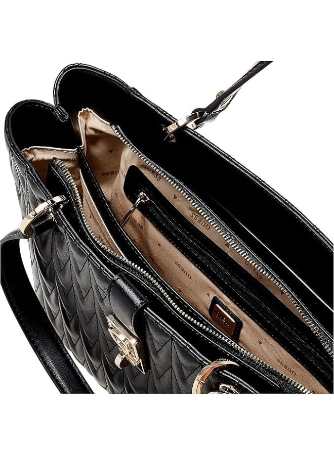 GUESS Women’s Regilla Mini Bag, PU Leather, Adjustable Shoulder Strap, Compact Design with Zip Closure, Elegant Everyday and Party Handbag - Image 5