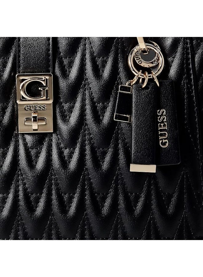 GUESS Women’s Regilla Mini Bag, PU Leather, Adjustable Shoulder Strap, Compact Design with Zip Closure, Elegant Everyday and Party Handbag - Image 4