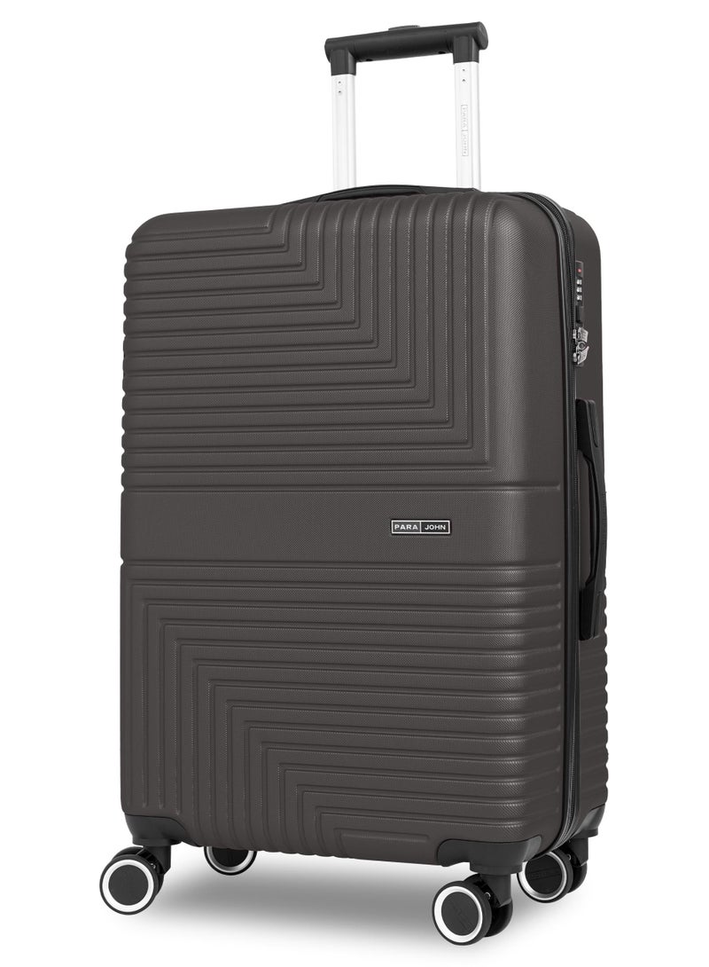 بارا جون حقيبة سفر خفيفة الوزن من مادة ABS ذات جوانب صلبة و8 عجلات دوارة مع قفل مقاس 24 بوصة - Image 1