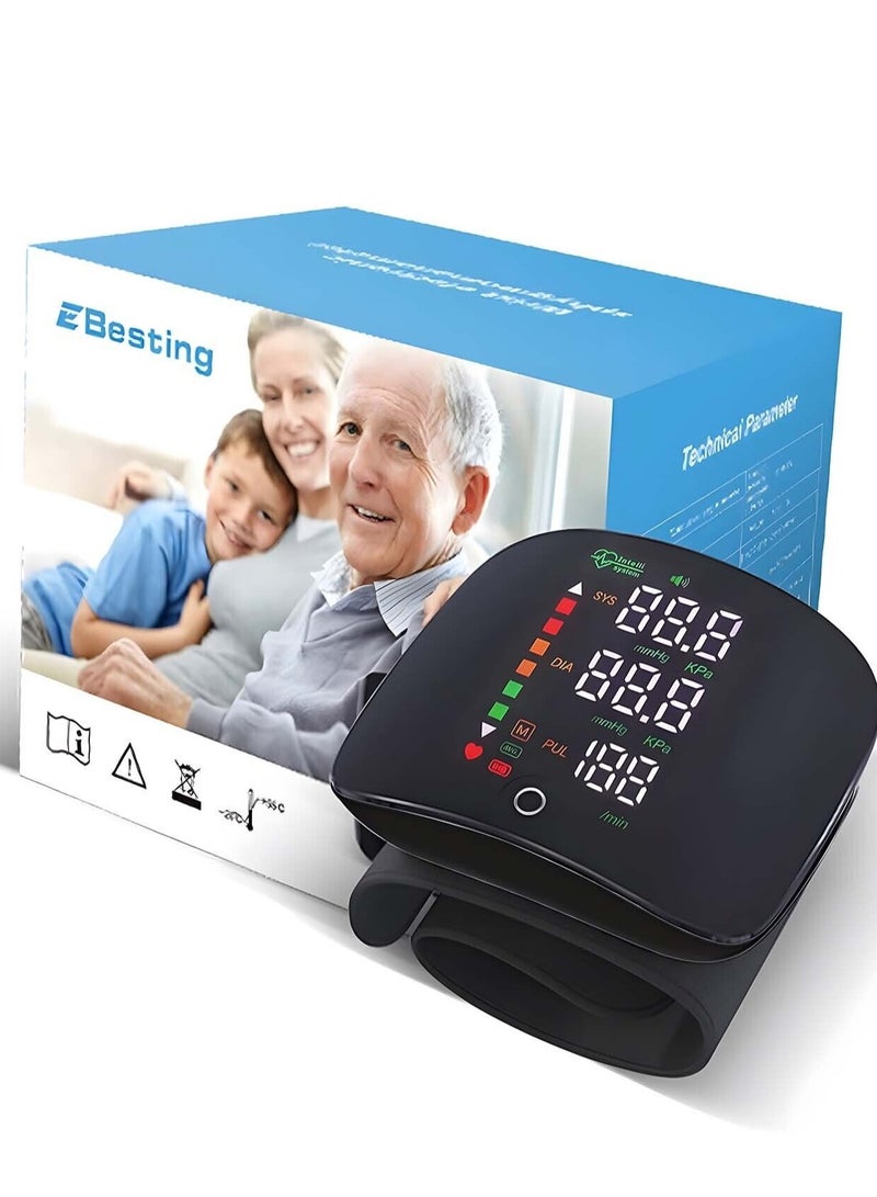 إلترازون "Wrist Blood Pressure Cuff with Voice Function – Dependable and Precise Sphygmomanometer" - Image 1