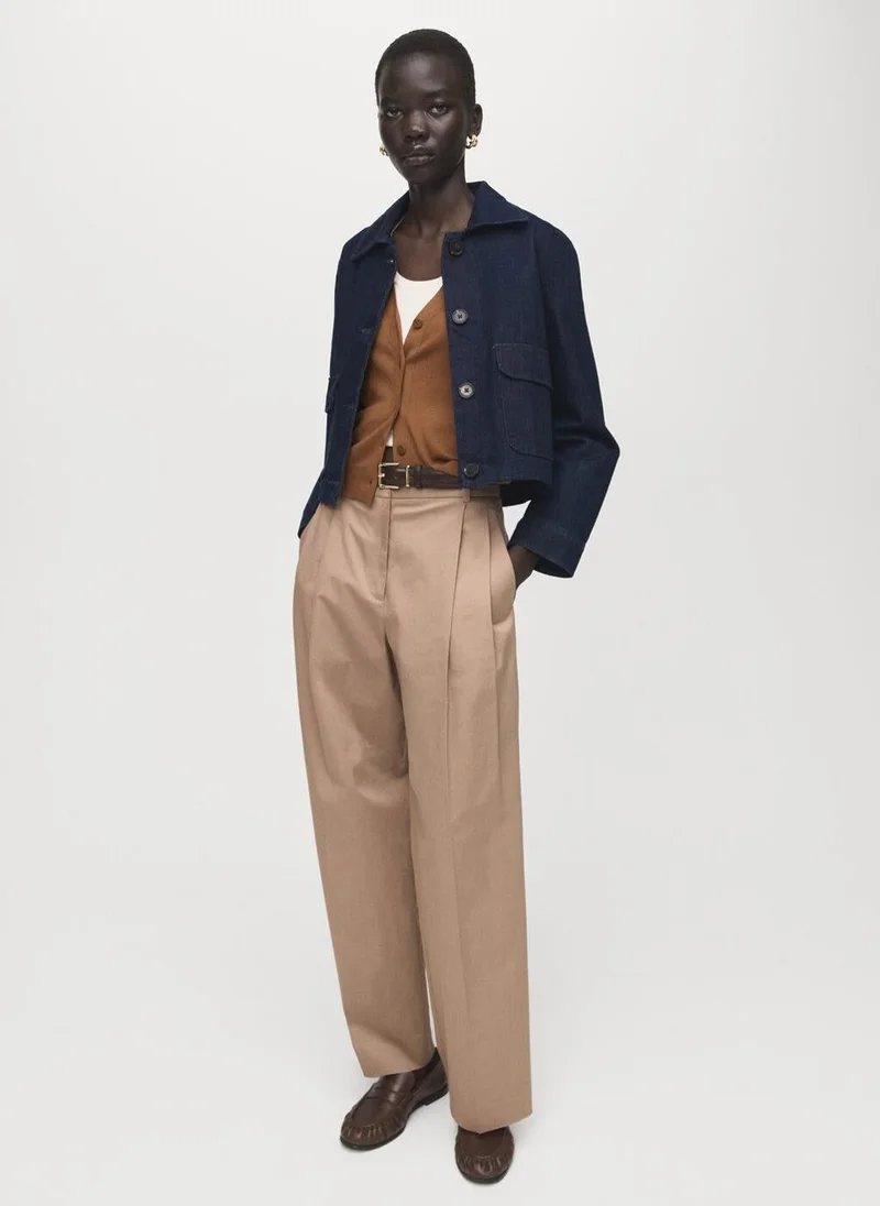 MANGO  V-neck knitted cardigan for Women | Best Price UAE
