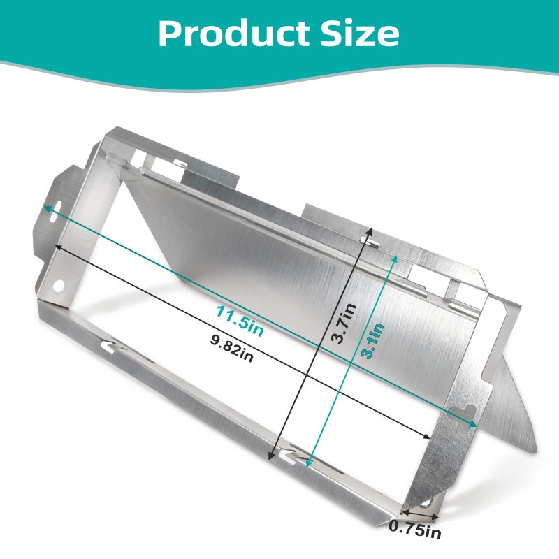 CCTP W10843943 Microwave Vent Damper Compatible with Whirlpool, Kenmore, Kitchenaid, Maytag, Replacement W10748710 AP5988876 8205811 8205558 PS11728088 - Image 2