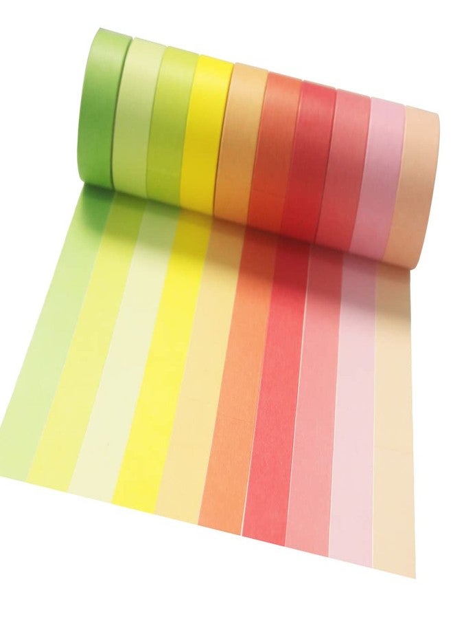 Maartla 20 Rolls Washi Tape Set, Rainbow Washi Tape Colorful Masking Tape 15mm Wide, Decorative Tape for Bullet Journal, Books, Planners, Scrapbooking, DIY Art Craft - Image 5