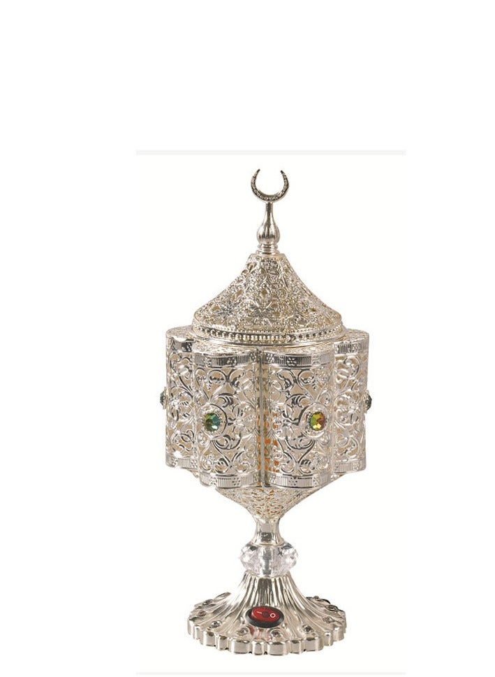 Classical Household Plug-In Incense Burner, Exquisite Sandalwood Incense Burner, Metal Craft Incense Burner - Image 1